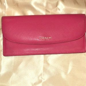 Pink Coach Wallet